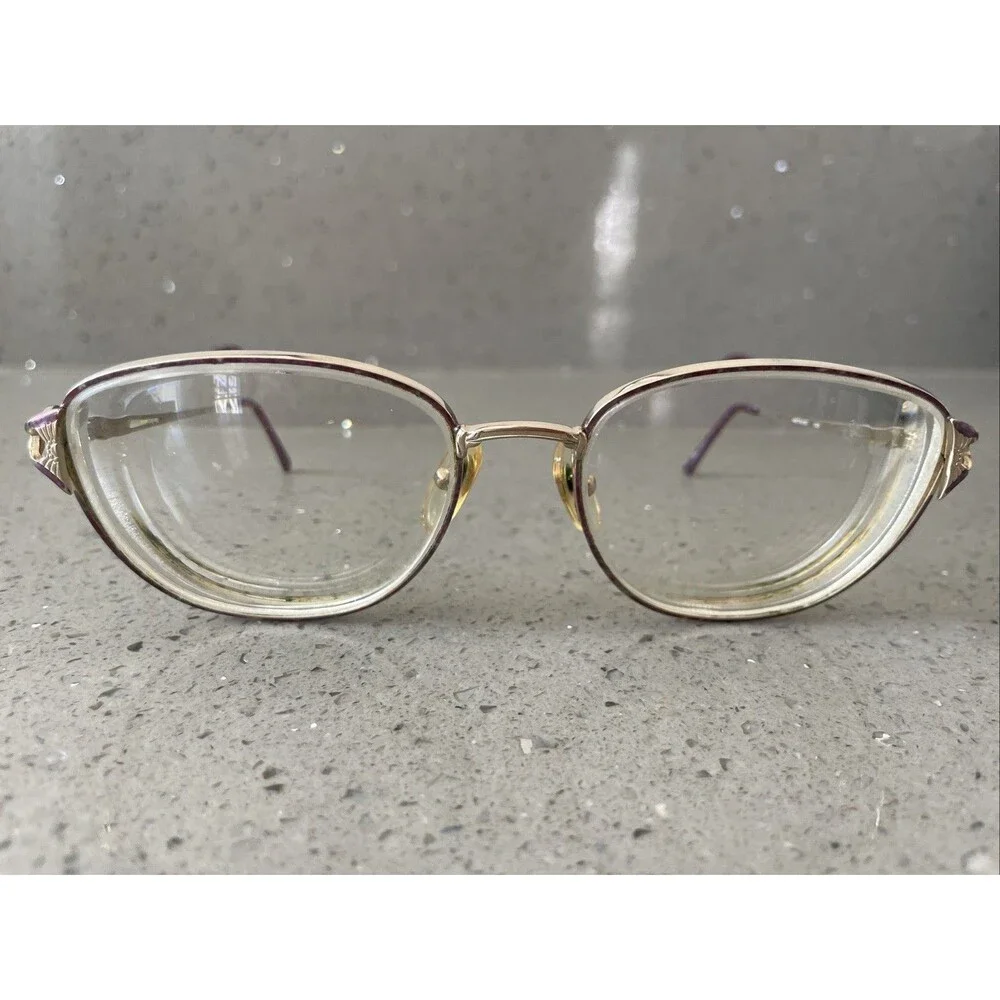 Laura Ashley Kathryn Amethyst Eyeglasses Frames ONLY Purple Full Rim 53-17-135
